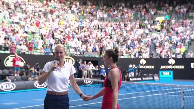 go to Simona Halep interview